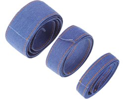 Operitacx 6stuks Denim Lagenstoflint Voor Haaraccessoires Duurzaam Veilig Materiaal Geschikt Voor Strikjes Decoraties Hondenaccessoires Per Meerdere Kleuren