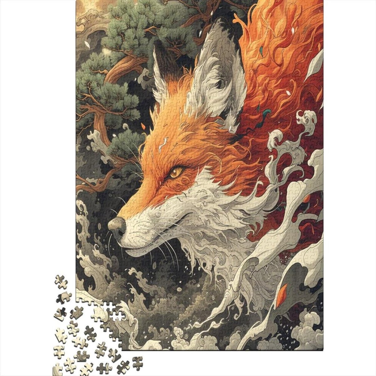 Puzzel voor volwassenen - Legpuzzel - Ontspanning thuis - Met bonusposter - 1000 stukjes - Kleurrijk