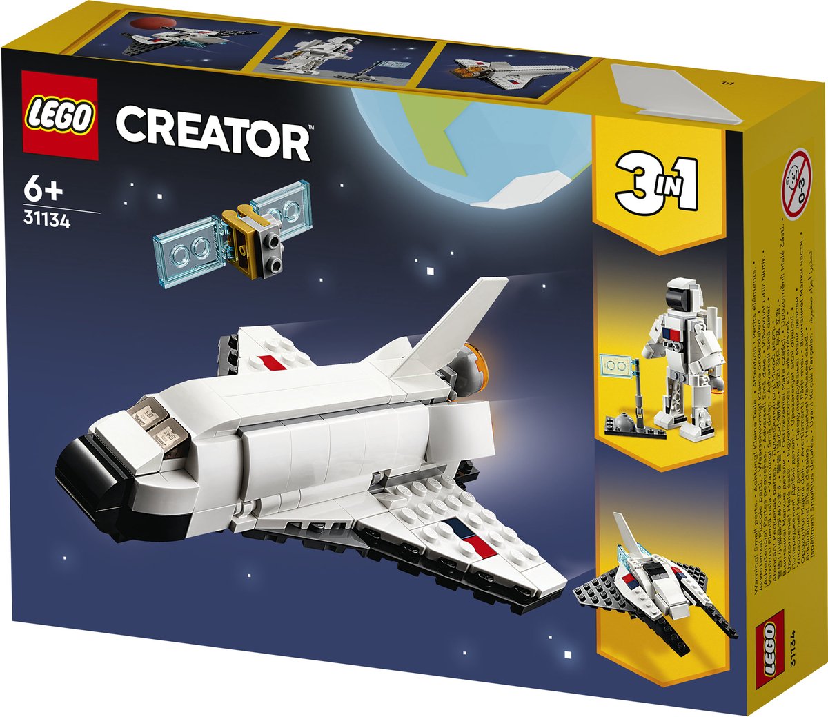 LEGO Creator 3in1 Space Shuttle Ruimteschip Set - 31134 — afbeelding 20