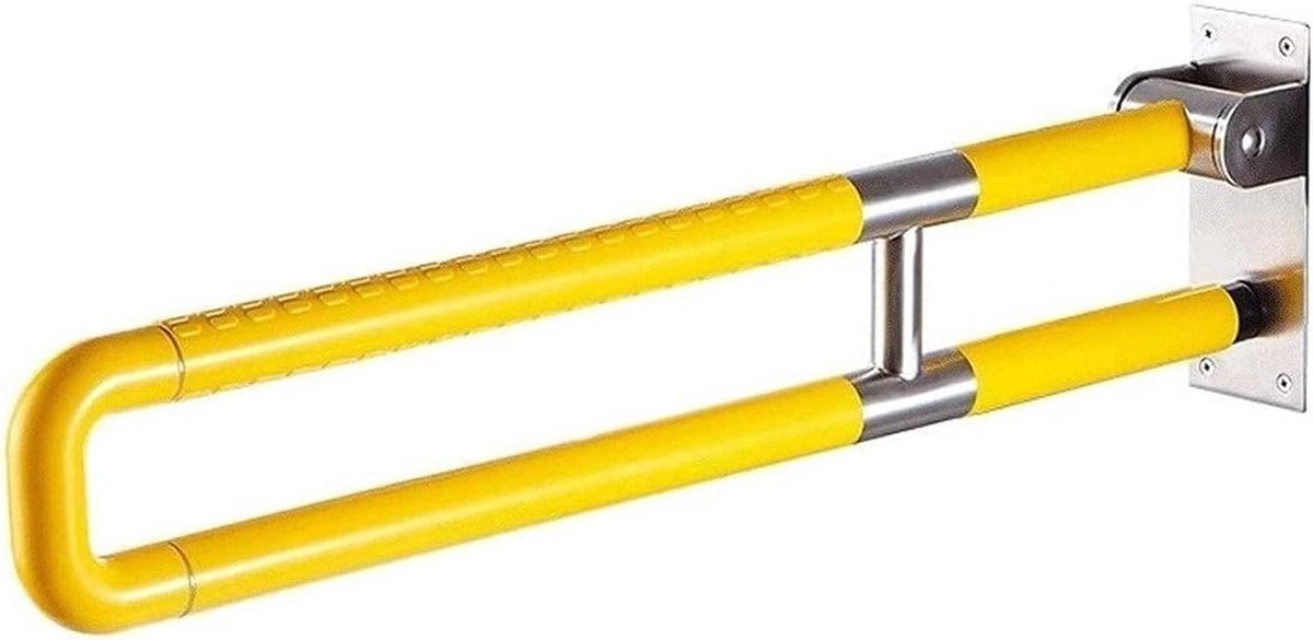 Douchebeugel - Wandsteun Badkamer - Valpreventie Thuis - Opklapbaar Ruimtebesparend - 200 kg Draaglast - Zilver