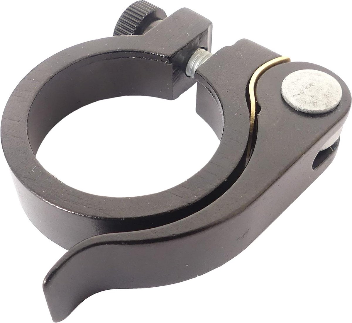 Zadelpenklem - Fietszadel bevestiging - Fietszadel monteren - Aluminium constructie - 34.9 mm - Zwart