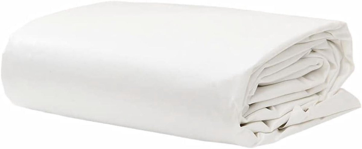 Dekzeil Waterdicht - Afdekzeil Tuinzeil - Bescherming Buiten - Canvas met PVC Coating - 3x3 m - Wit