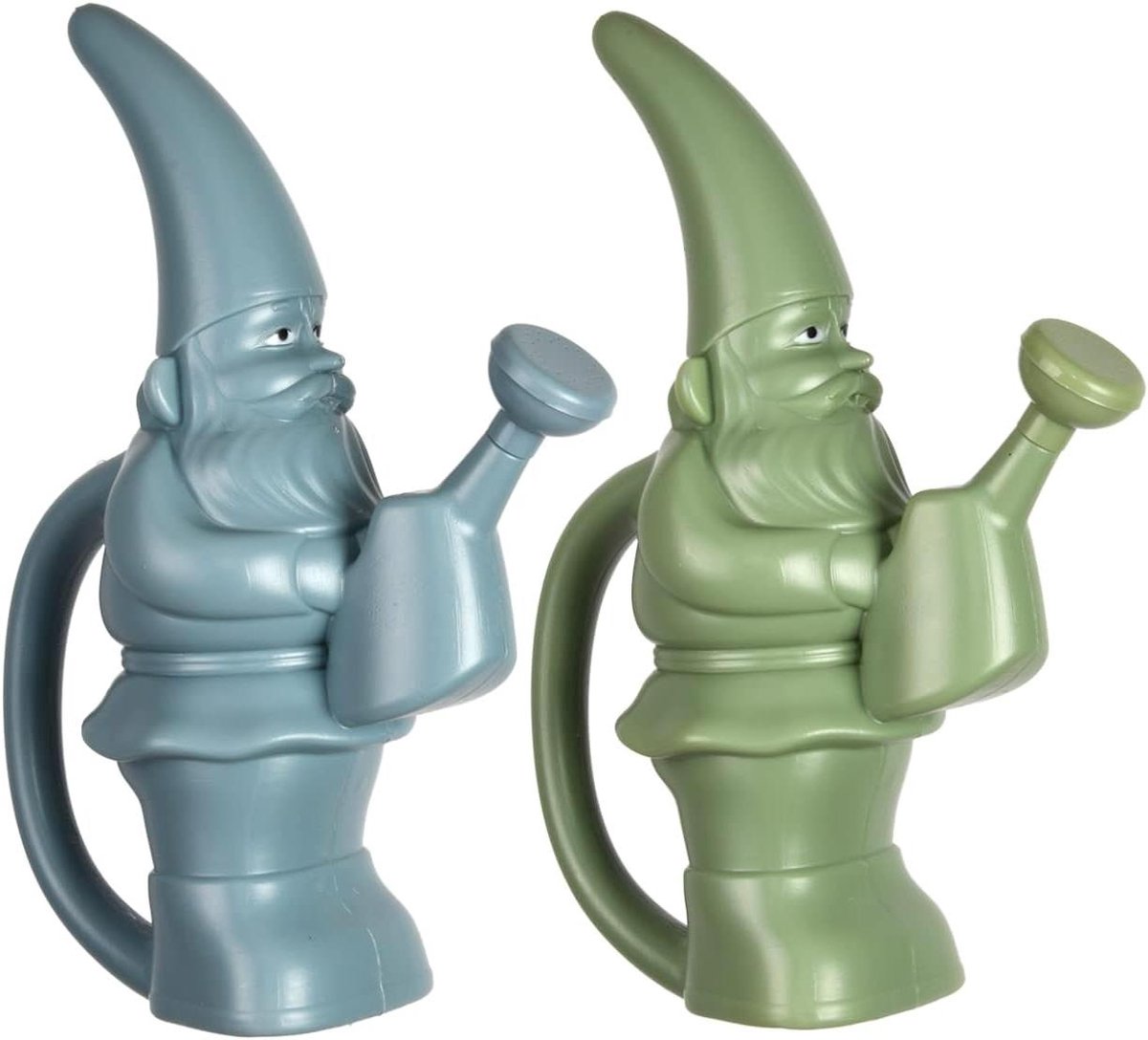 Gieter Tuinkabouter - Waterkan Dwerg - Planten Water Geven - Afneembare Schenktuit - 35 x 13 x 26 cm - Groen
