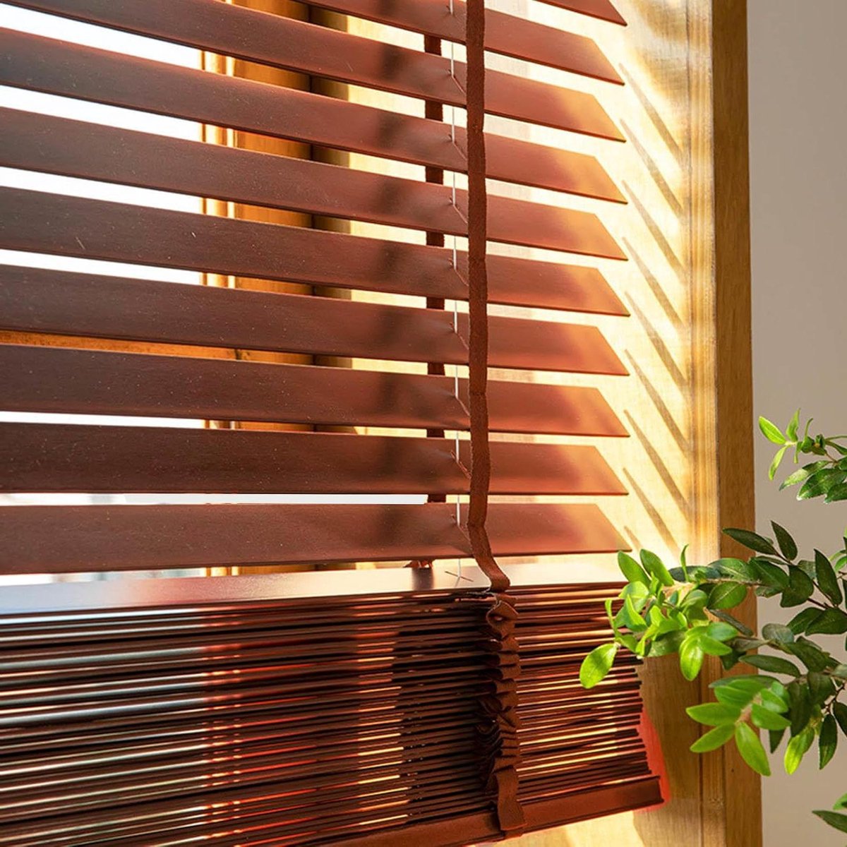 Houten Jaloezieën - Raambekleding Lamellen - Lichtcontrole Binnen - Massief Tung Hout - 10