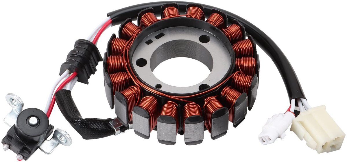 Allecto - Spoel Motorfiets - Magneto Statorspel - Hoogwaardige Vervanging - Compact - Ontstekingsgenerator - Betrouwbaarheid - Geschikt voor FZ16 -...