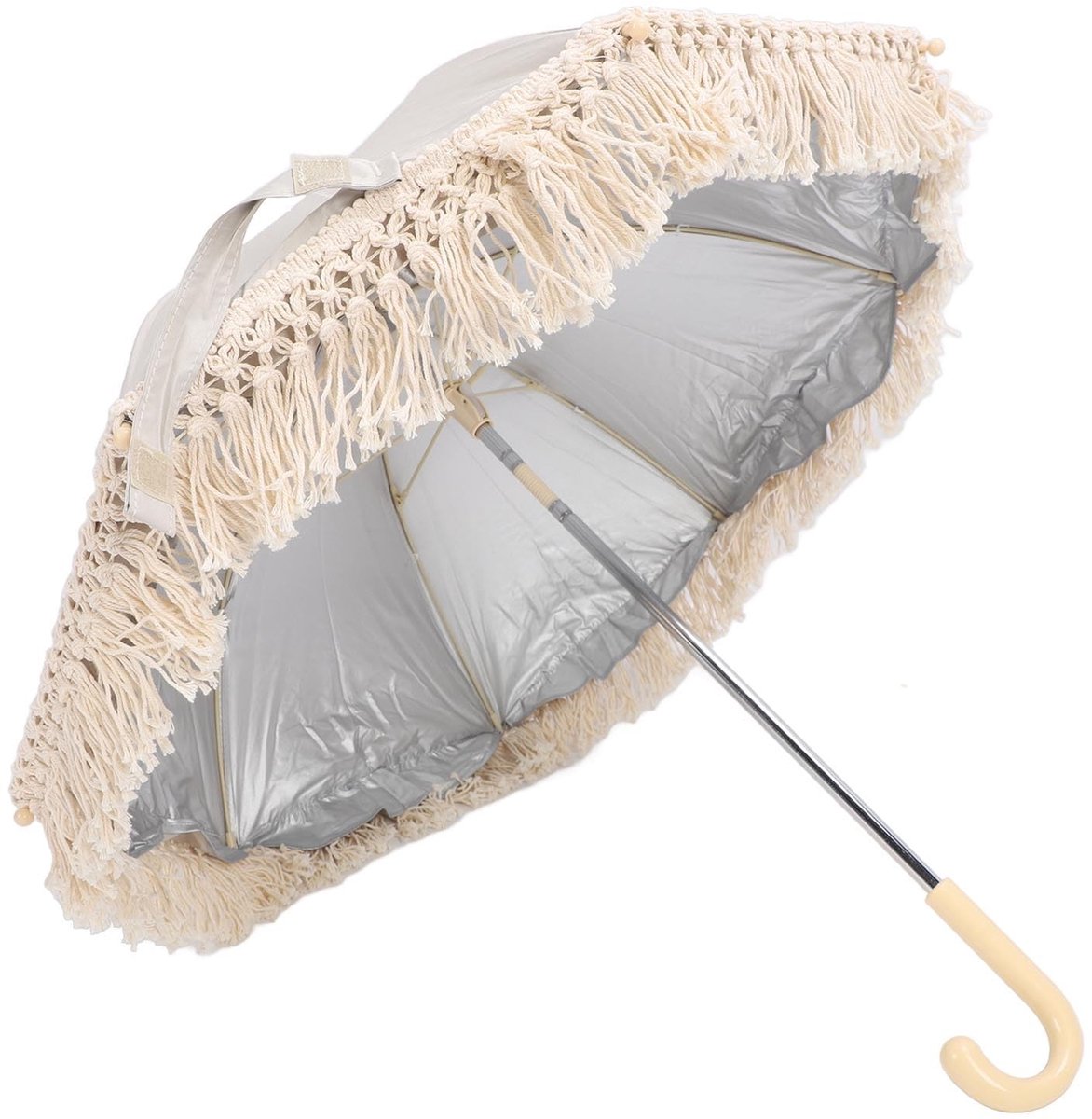 Spacnana Outdoor Baby Parasol - UV Bestendige Kinderparasol met Franje voor Kinderwagens