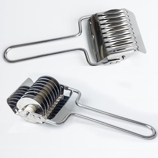 RVS Noodle Cutter voor het Snijden van Pasta, Spaghetti en Noedels - Keuken Gereedschap voor Het Maken van Deeg en Pasta — afbeelding 2