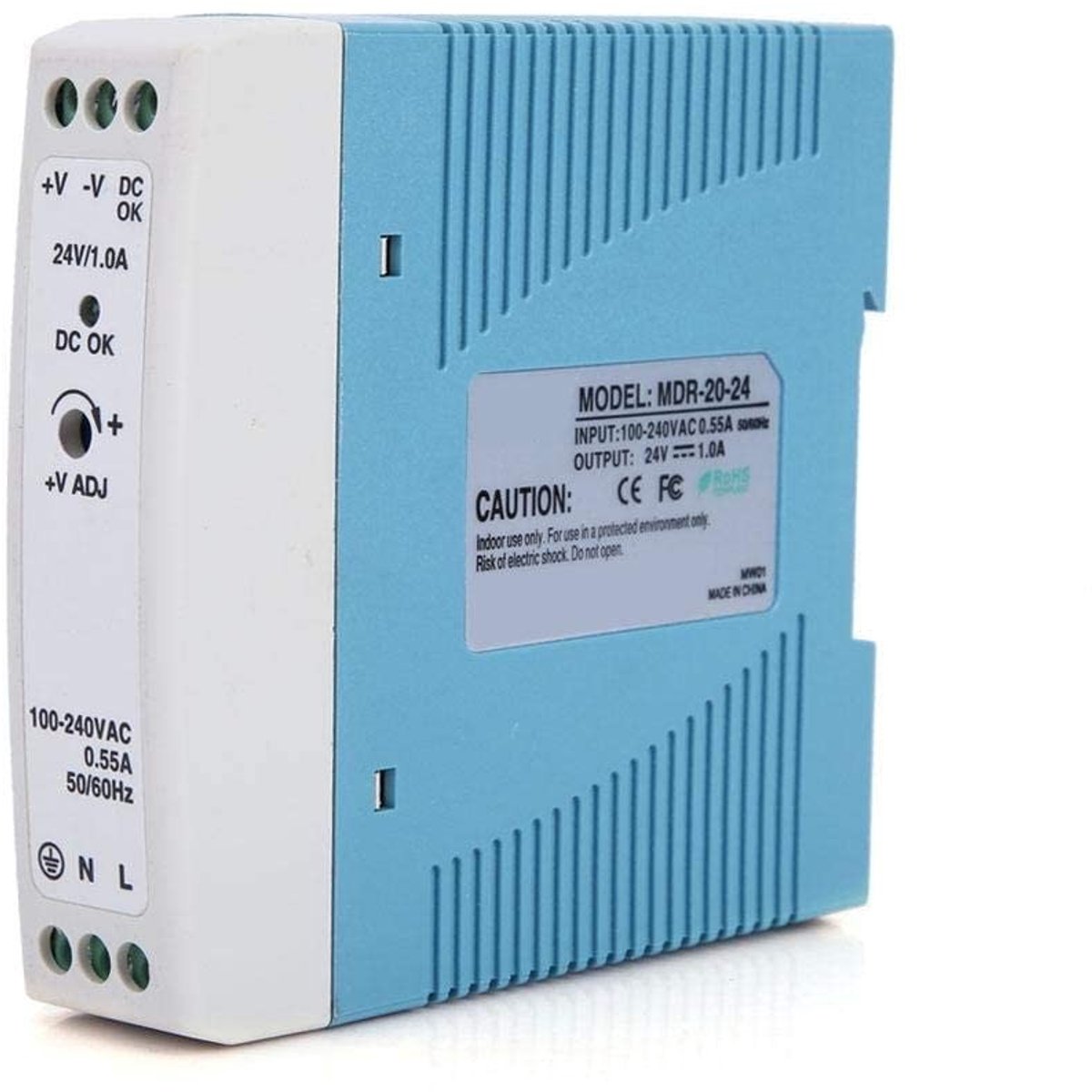 Golden crown - MDINR-20-24 - Voedingsadapter - 60W 24V DC - Blauw - Constant Current - Geschikt voor machines