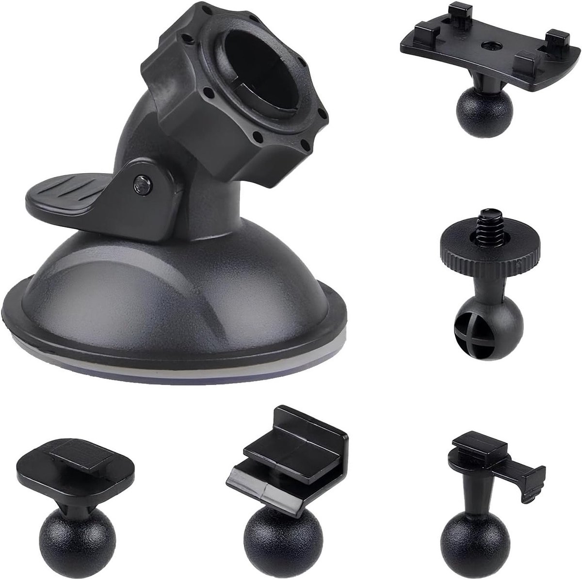 Sterke Zuignap Auto Montagehouder voor Dashcam, GPS en Actiecamera - 360° Draaibaar