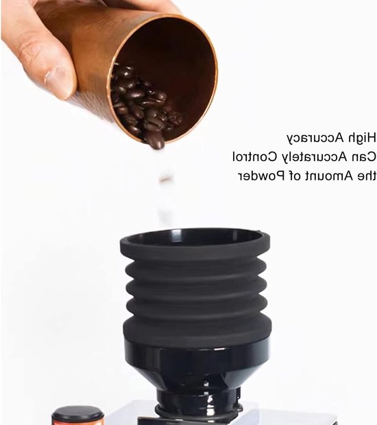 Handmatige Koffiemolen voor Enkele Porties met Siliconen Bellen, Inclusief Reinigingsgereedschap voor Thuisgebruik en Koffiewinkels — afbeelding 3