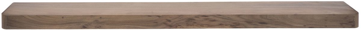 Giga Meubel Wandplank Carve - Bruin Hout - 200x25x8cm