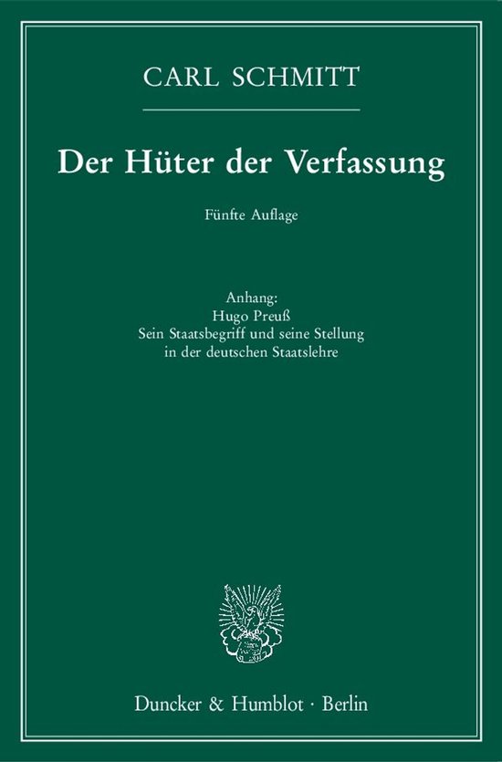 Der Hüter der Verfassung - cover