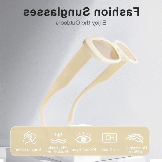 Retro Hartvormige Zonnebril Set van 2 - Cat Eye Zonnebrillen met UV400 Bescherming voor Kinderen en Volwassenen, Perfect voor Feesten en Foto Shoots van Merkloos — afbeelding 4