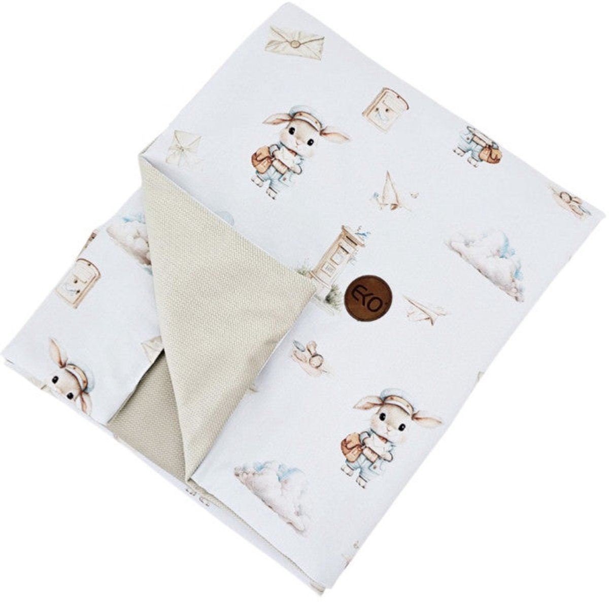 Educational blanket mat with lining VELVET POSTMAN