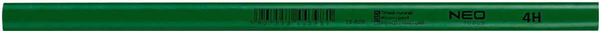 NEO Serie - Metselaarspotlood - 240mm - 4H Hardheid - Precieze Lijnen