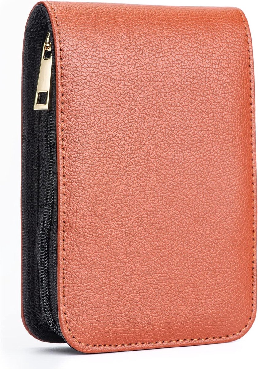 Elegante Rollerpen en Vulpen Etui van PU Leer voor 12 Pennen - Perfect voor Schrijven en Organiseren