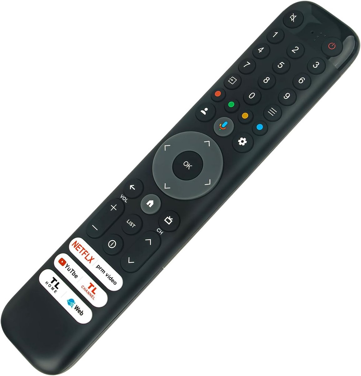 Afstandsbediening - Universele Bediening - TV Besturen - Geen Programmering Nodig - 10 Meter Bereik - Zwart