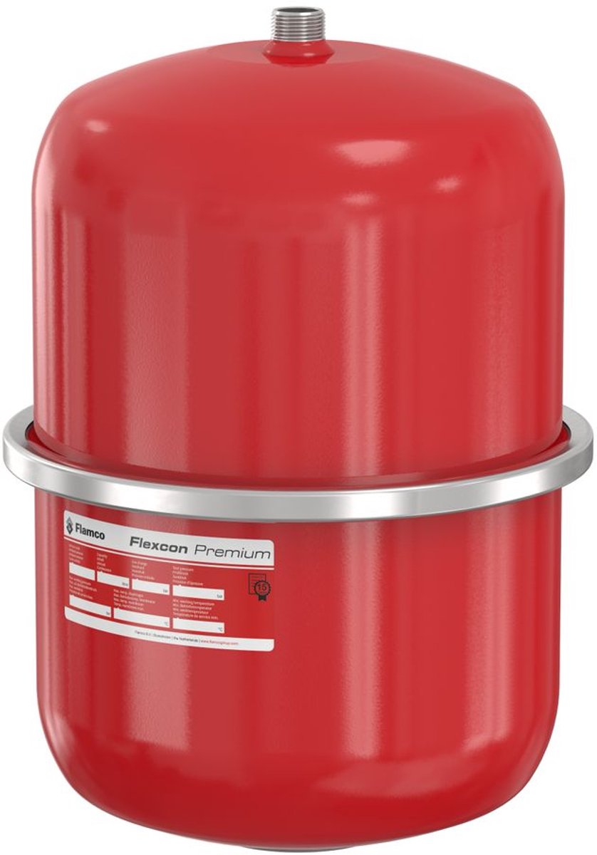 Flamco Expansievat Flexcon Premium 18 L/2,5 bar (6 bar) m.kunststofmembraan, 16948