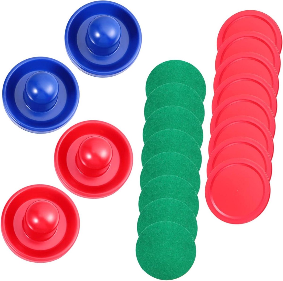Air Hockey Accessoires - Pushers en Pucks - Airhockey Spel - Universele Pasvorm - 9.6 x 9.6 x 6.5 cm