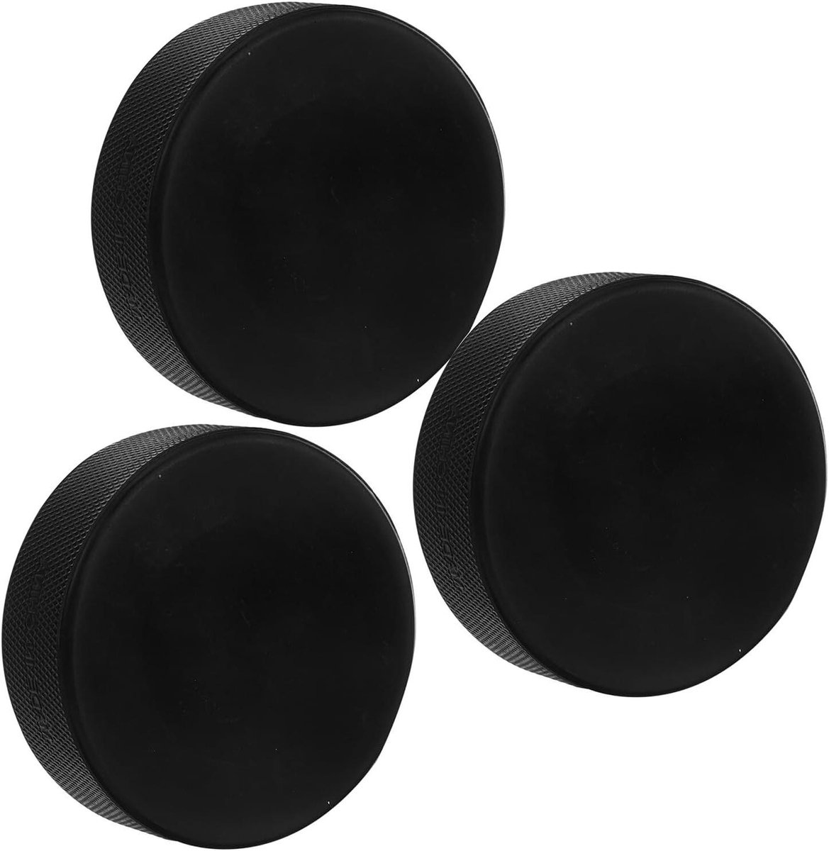 Hockey Pucks - Sport Pucks - Sport Training - Verbeterde Duurzaamheid - 3 Stuks - Zwart