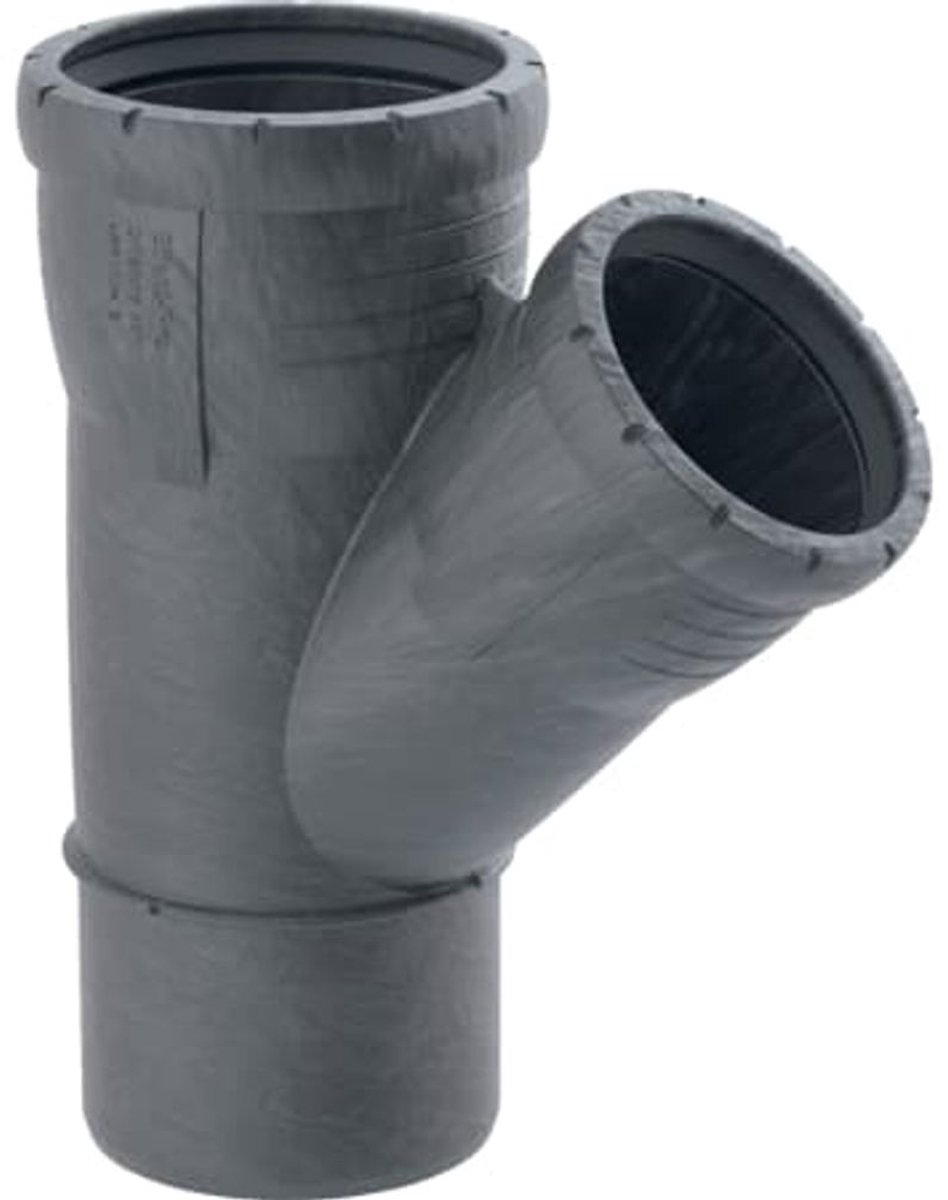 Geberit Silent-Pro aftakking 45°, DN 70 / 70, 393.333.14.1