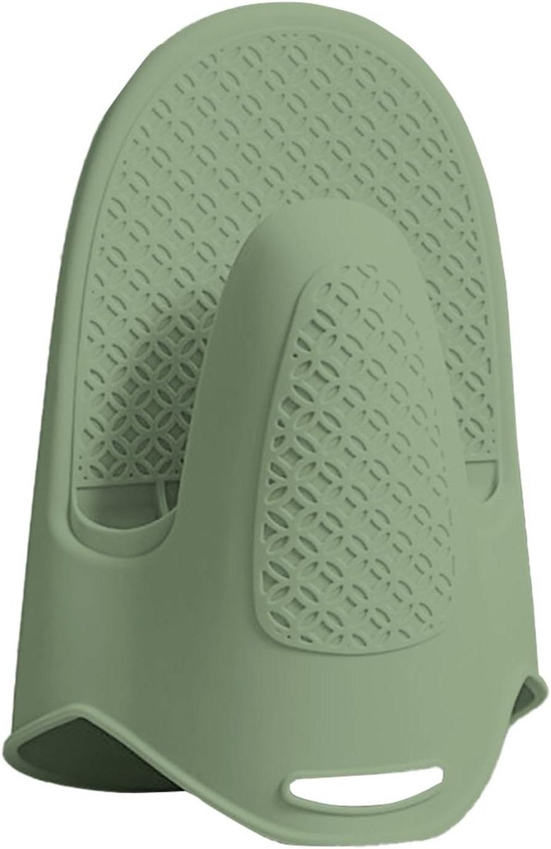 Ovenwanten - Keukenhandschoenen - Veilig Koken - Hittebestendig - 17.8x11.8cm - Legergroen