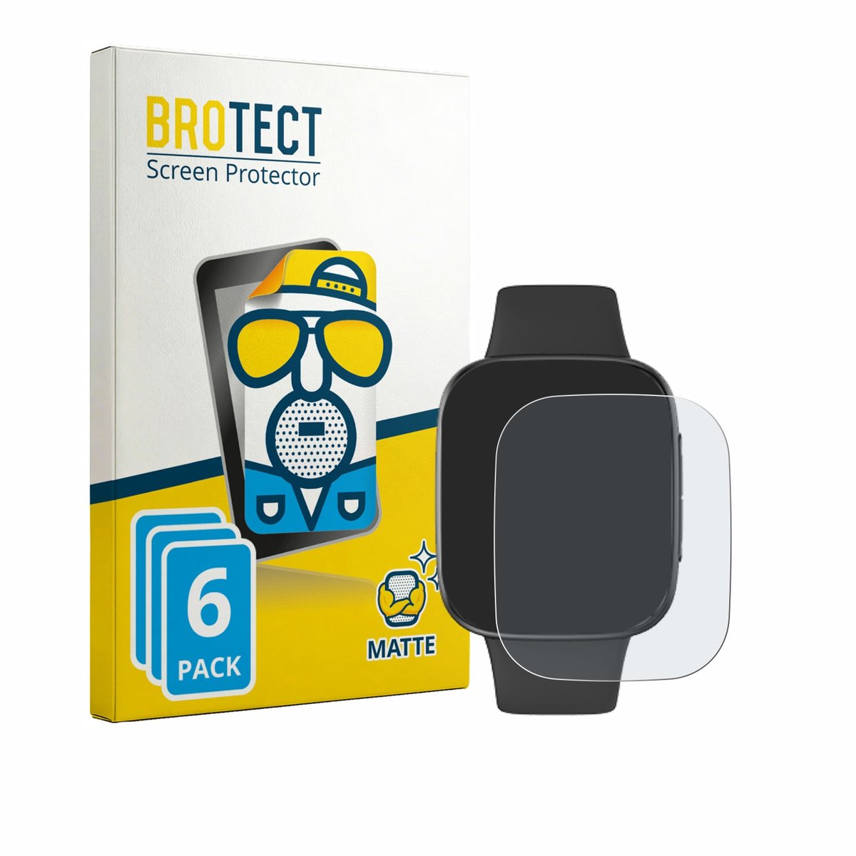 BROTECT - Screenprotector voor Quican GTX20 - Folie Beschermfolie matte 6 Stuks