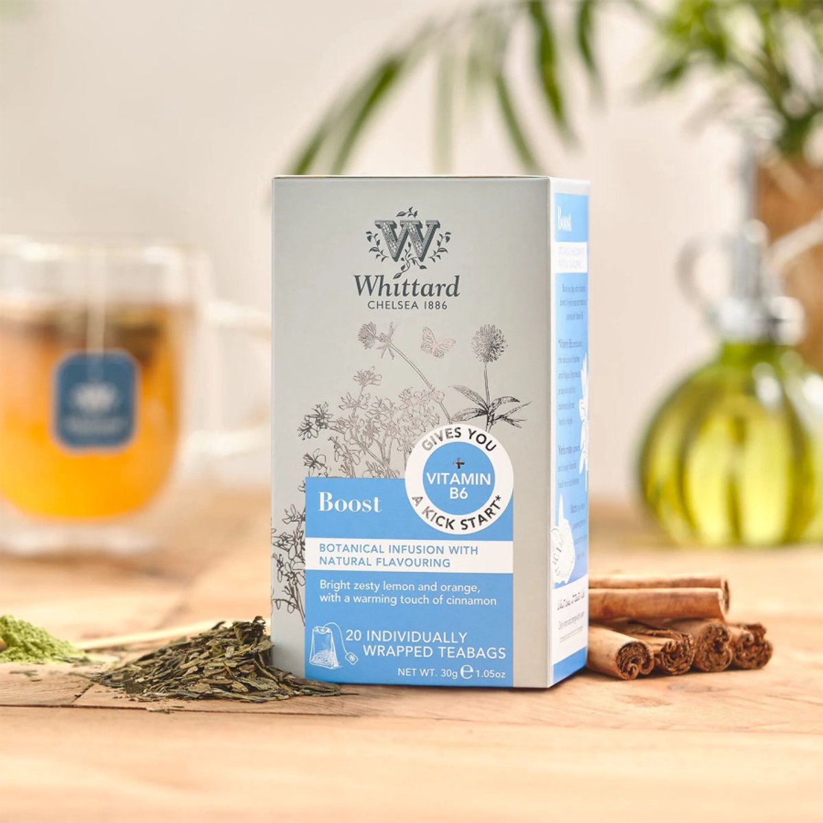 Groene thee Whittard of Chelsea Boost, 20 st.