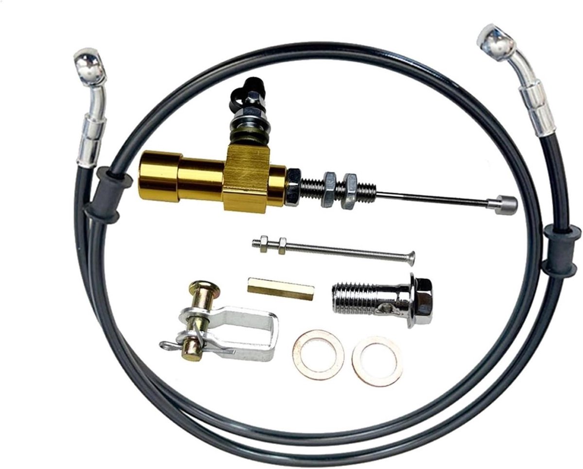 Remcilinder Motorfiets - Rempomp Hydraulisch - Verbeter Remmen - Aluminium Legering - 127 mm - Goud