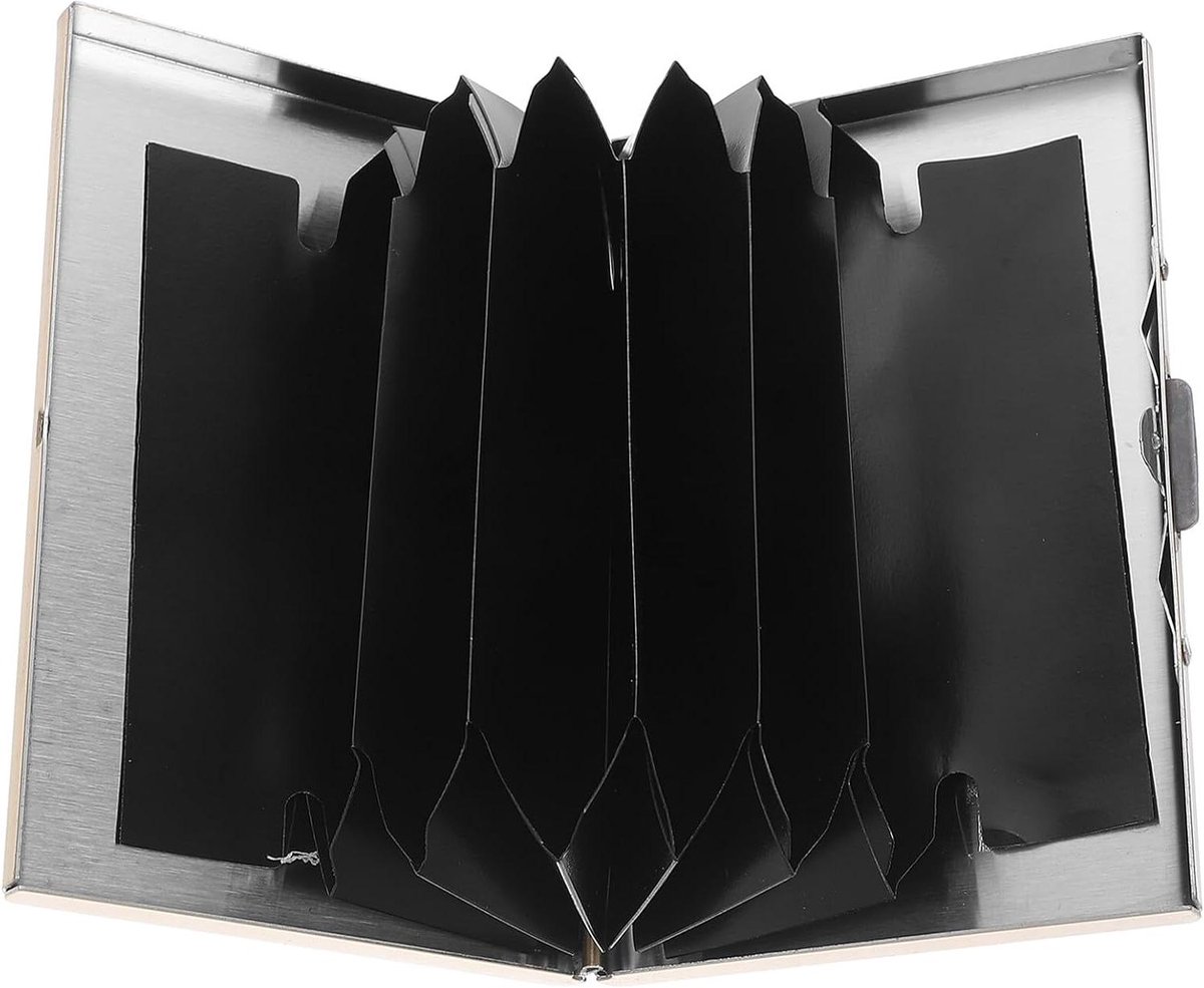 Metalen Kaarthouder - Creditcardhouder Slank - Zakelijk Gebruik - Anti-demagnetiserend - 97 x 67 cm - Goud