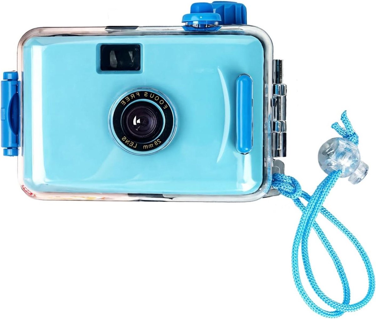 Wegwerpcamera Set - Onderwatercamera Set - Wateravonturen Vastleggen - Waterdicht ABS Plastic - 4 Stuks - Blauw
