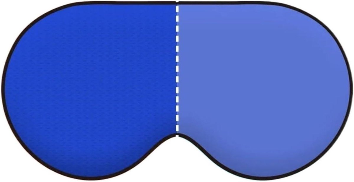 Slaapmasker Katoen - Oogmasker Zacht - Rustgevende Slaap - Volledige Duisternis - 10 x 22 cm - Zwart
