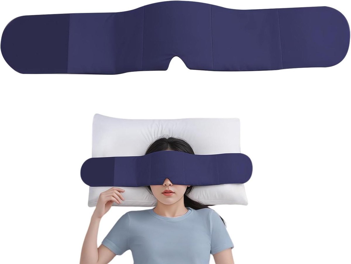 Gewogen Slaapmasker - Oogmasker - Ontspanning en Rust - Volledige Lichtblokkade - 300 gram - Zwart