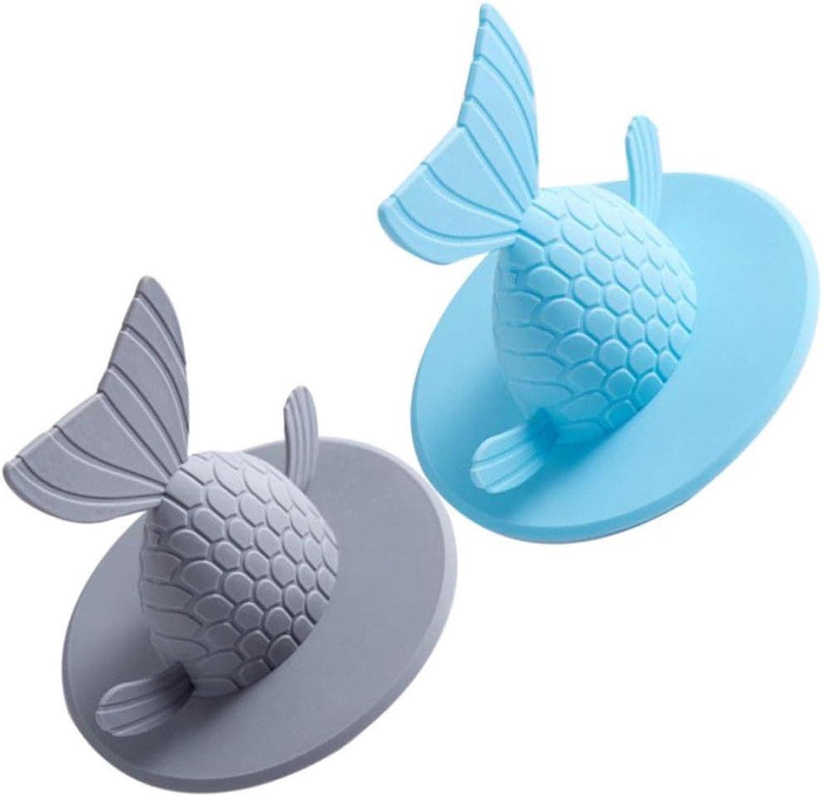 LIFKOME 2 Stuks Gootsteenstopper Drain Plug Tub Plug Bath Water Stopper Sink Cover Sink Stopper Kitchen Drain Hair Catcher Rubber Bath Stop Zeef Hair Receiver Fishtail