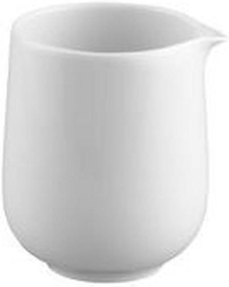 Melkkannetje Porselein - Room kannetje - Ontbijtservies - Vaatwasmachinebestendig - 027 liter - Wit
