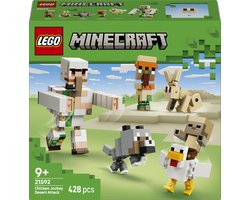 LEGO Minecraft Kipberijder Woestijnaanval Speelgoed voor Kinderen met Personages 21592