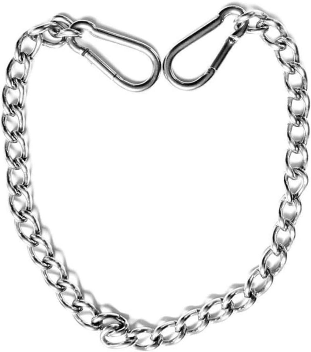 Schommelstoel Ketting - Ophangketting Haak - Buiten Ophangen - Roestvrij Staal - 66 cm Lengte - Zilver
