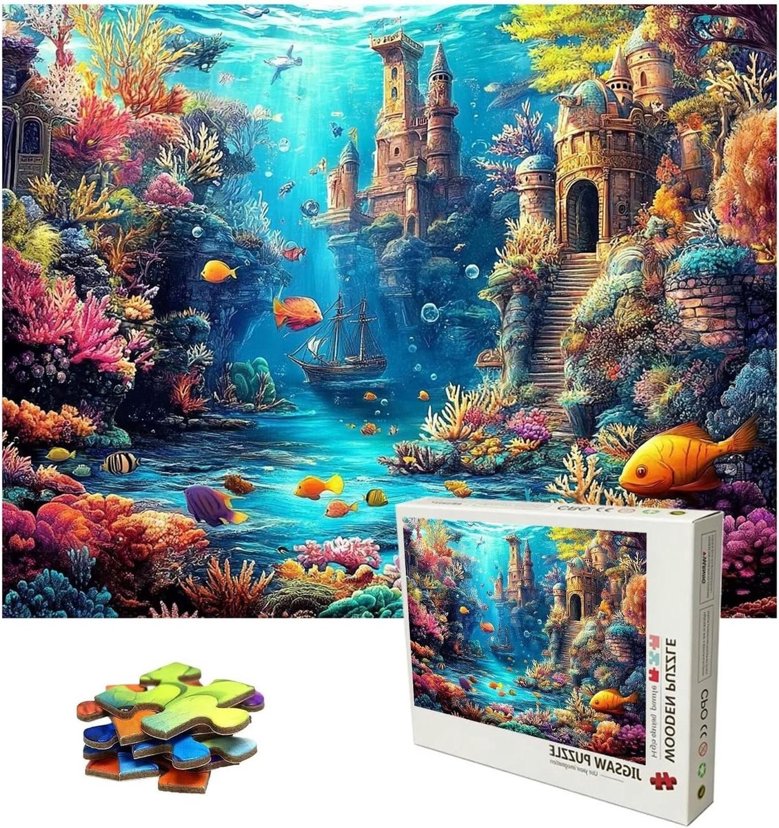 Legpuzzels Volwassenen - Houten Puzzel - Ontspanning Thuis - 5000 Stukjes - 150 x 100 cm - Thema Kleuren