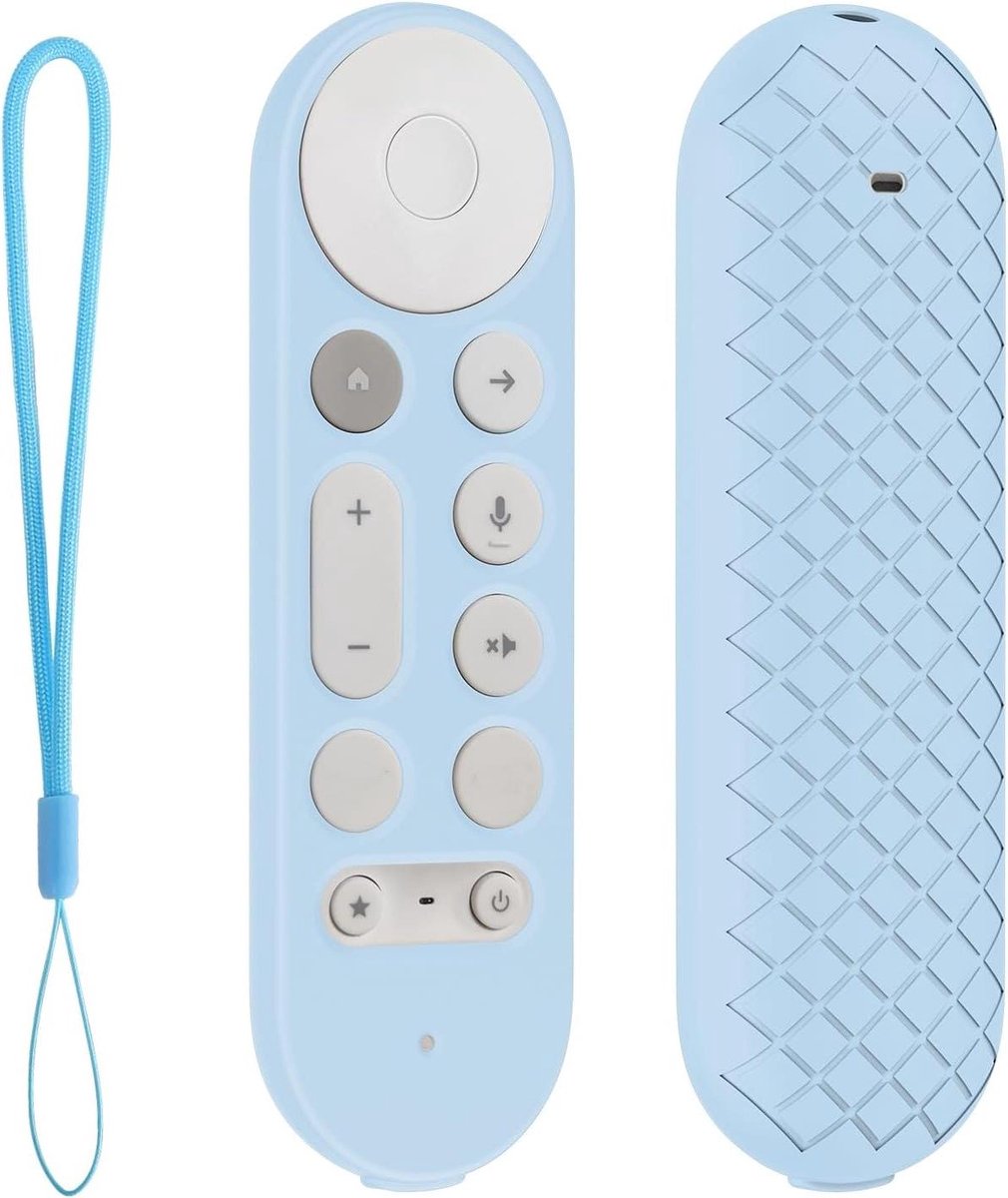 Afstandsbediening Hoes - Beschermhoes Siliconen - TV Kijken - Glow in the Dark - N.v.t. - Hemelsblauw