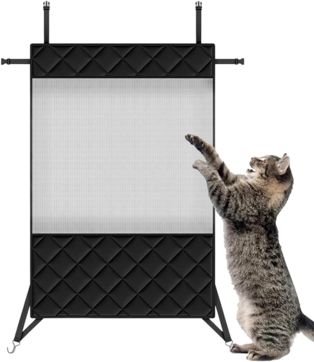 Honden Autobarrière - Scheidingswand Voertuig - Veilig Reizen - Zelfaanpassend Ontwerp - 45 x 70 cm - Zwart