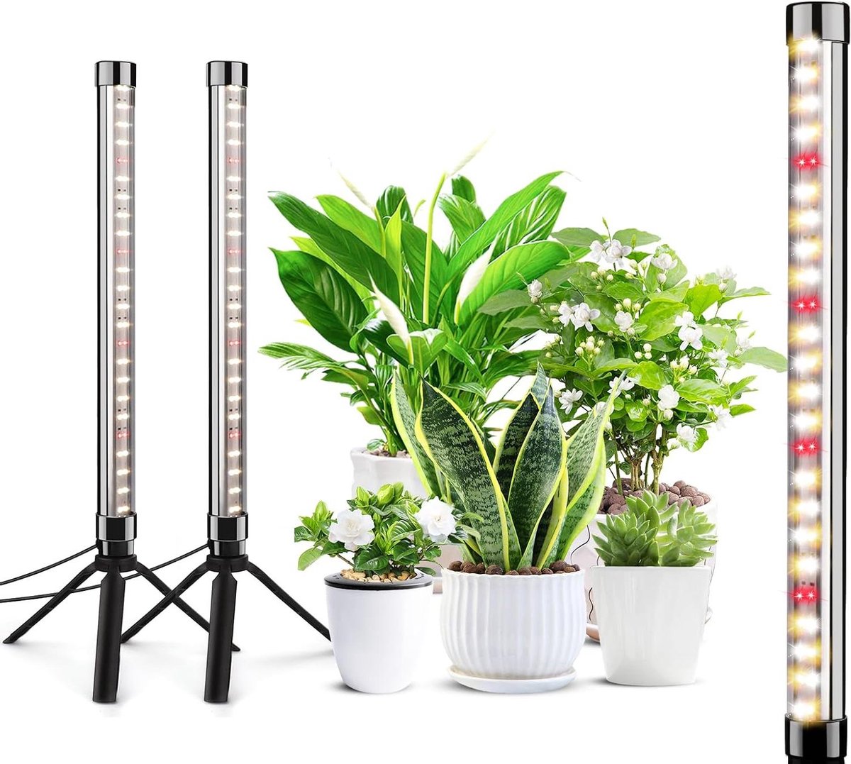 Kweeklampen Kamerplanten - Plantenlamp LED - Planten Groei - Full Spectrum Licht - 2 Stuks - Volledig Spectrum