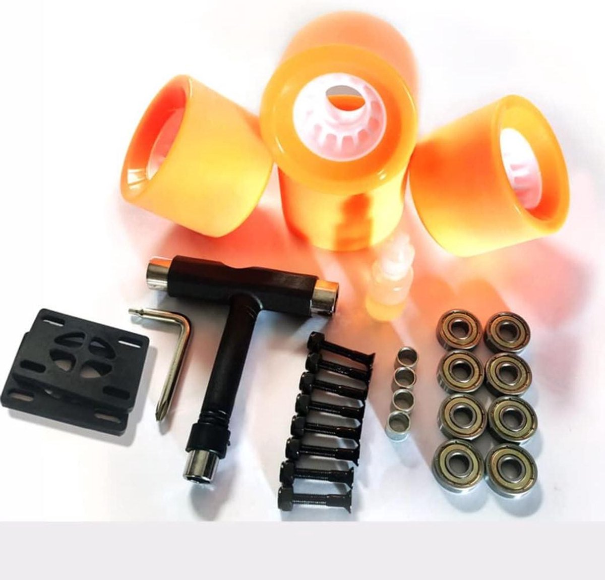 Skateboard Wielen Longboard Cruisers Soepel Rijden Hoge Rebound 70mm Set van 4