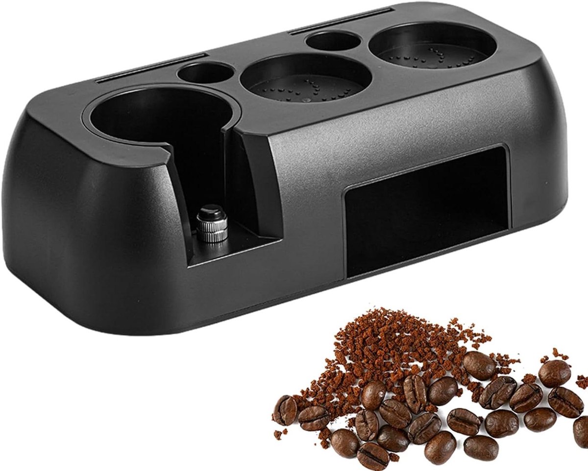 Espresso Station - Koffie Hub - Espresso Bereiden - Universele Pasvorm - 51-58 mm - Zwart