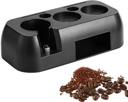 Espresso Station - Koffie Hub - Espresso Bereiden - Universele Pasvorm - 51-58 mm - Zwart