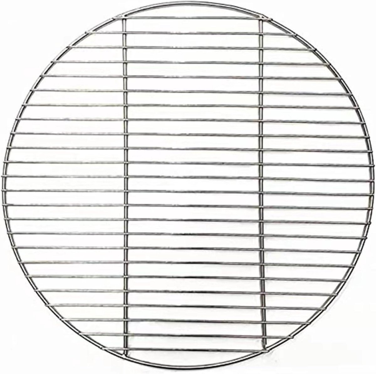 Roestvrijstalen Rooster - Stoominzet Grillrooster - Vlees Persen Stoven - Verdikte Roestvrij Staal - 38 cm - Zilver