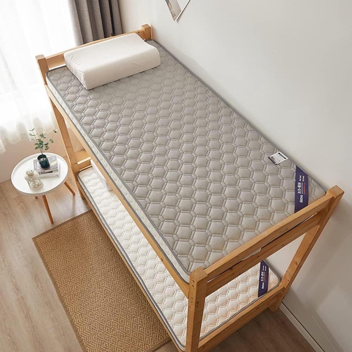 Vloermatras - Slaapmat - Gasten Ontvangen - Huidvriendelijk Tatami - 100x200cm - Grijs