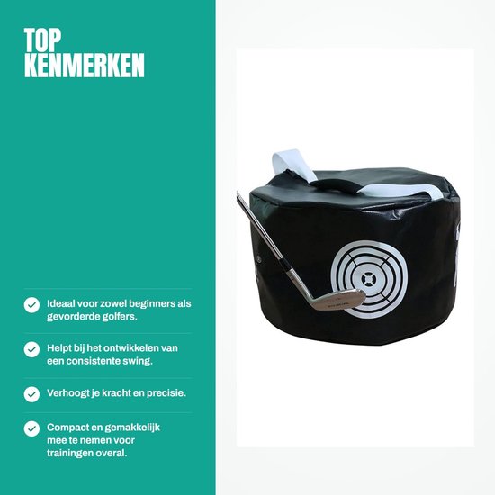 Dailygoods- Impact Bag Golf Training Tool - Smash Bag - Swing Trainer - Praktijk Tas - Schokbestendig - Verstelbaar - Hoogwaardige materialen van Dailygoods — afbeelding 2