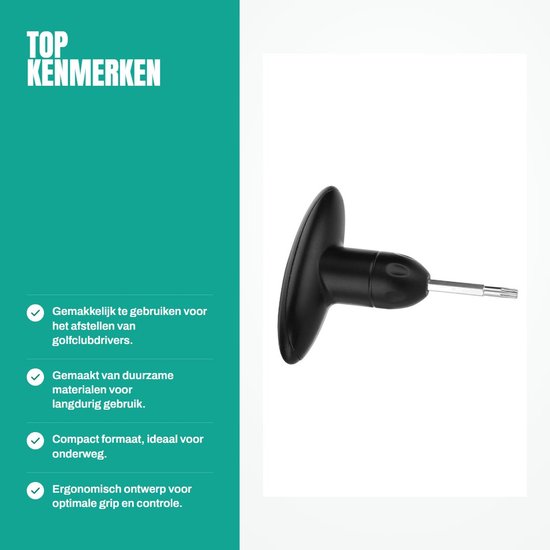 Dailygoods- Momentsleutel Lichtgewicht - Golf Driver - Verstelbaar - Gelijkmatige Belasting - Draagbaar - Installatie/Demontage Gereedschap - Golfmoersleutel van Dailygoods — afbeelding 2