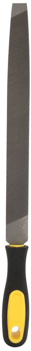Dailygoods- Slijpvijl T12 Koolstof Gereedschapsstaal - Antisliphandvat - Platte Vijl - 37 cm - Scherpe Duurzaamheid - Lichtgewicht 281 g