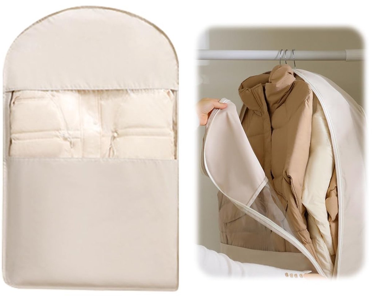 Dailygoods- Vacuumzakken Kleding - Ruimtebesparend - Opbergtas - Bescherming - Waterdicht - Transparant - Hoogwaardige PEVA - Opbergzakken